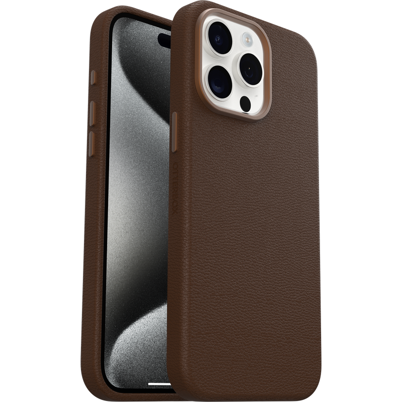 product image 1 - iPhone 15 Pro Max Hoesje Symmetry Series Cactus Leather voor MagSafe