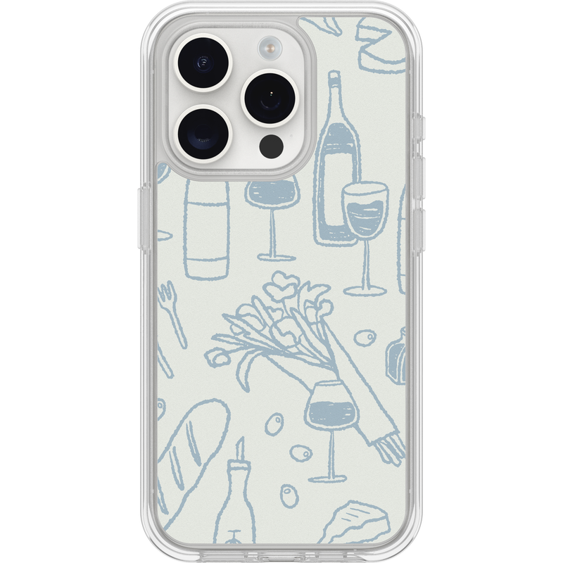 product image 1 - iPhone 15 Pro Hoesje Symmetry Series Clear Paris Collection