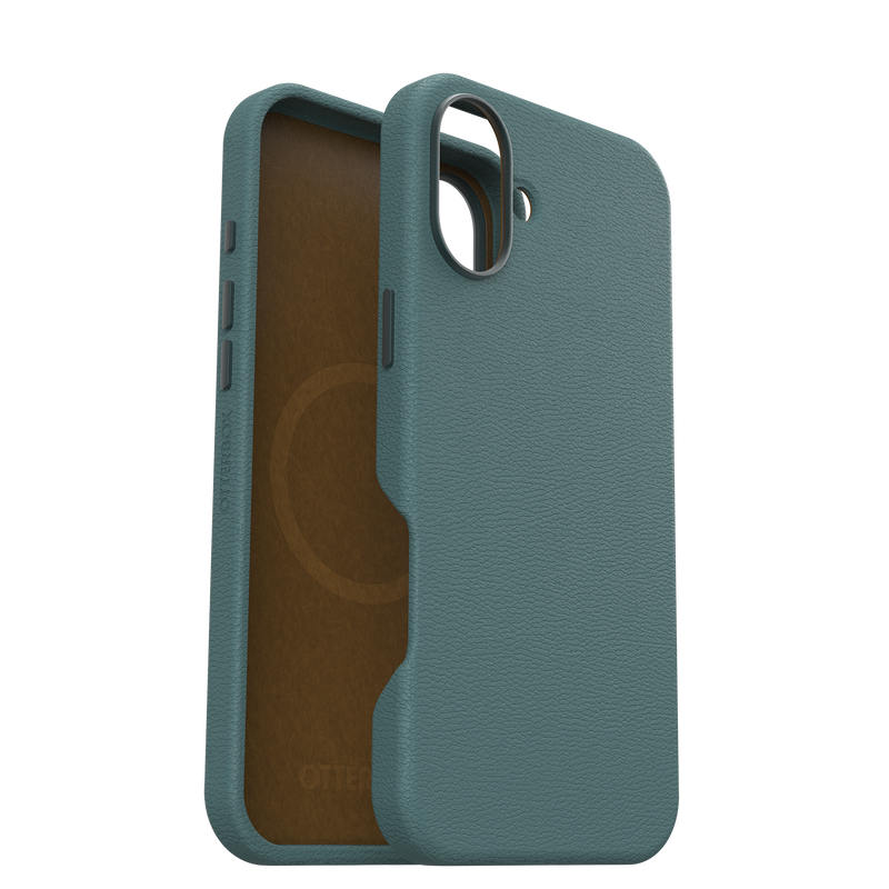 product image 1 - iPhone 16 Plus Hoesje Symmetry Series Cactus Leather voor MagSafe