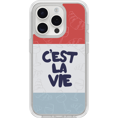 iPhone 15 Pro Hoesje | Symmetry Series Clear Paris Collection