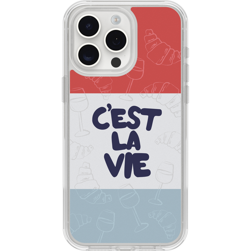 product image 1 - iPhone 15 Pro Max Hoesje Symmetry Series Clear Paris Collection